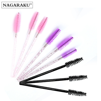 NAGARAKU Wholesale 50pcs/set Mascara Eyelash Make up Brush Disposable Mascara Wand Mascara Wand Brushes
